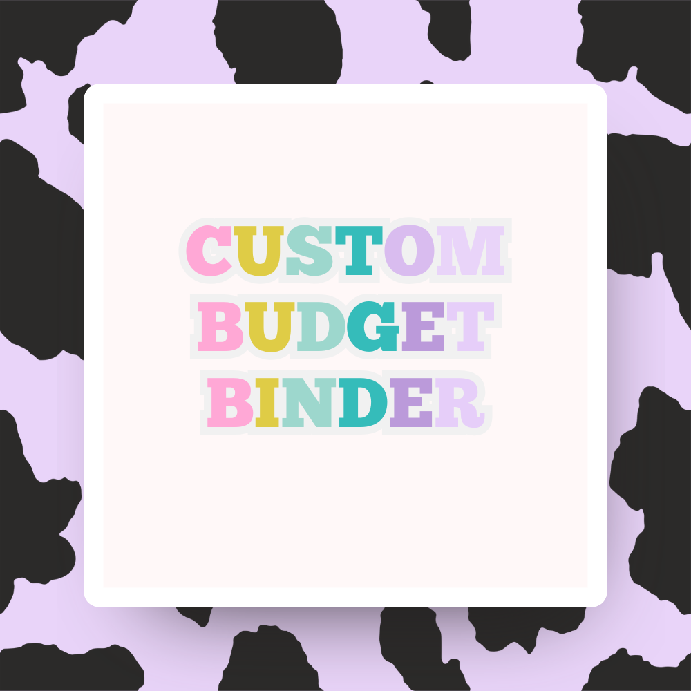 Custom Budget Binder