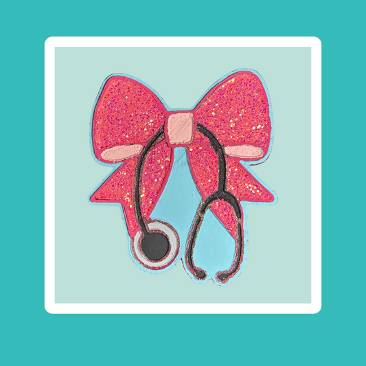 Stethoscope With Bow Freshie