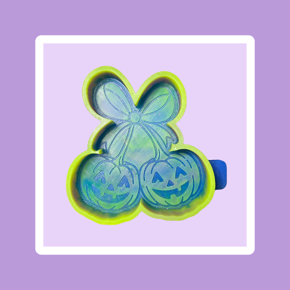 Custom Pumpkin Bow Freshie