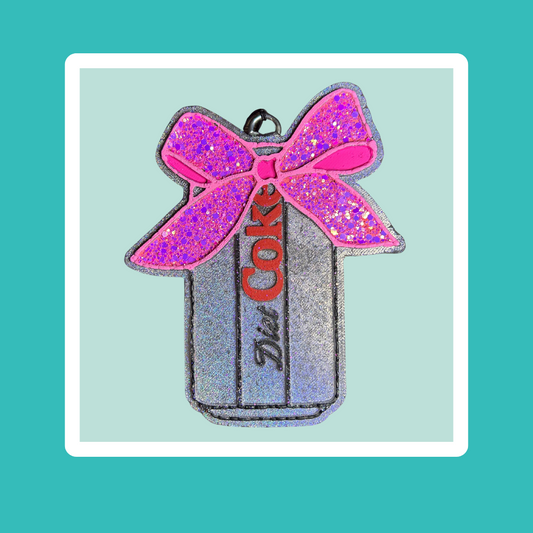 Diet Coke With Bow Freshie