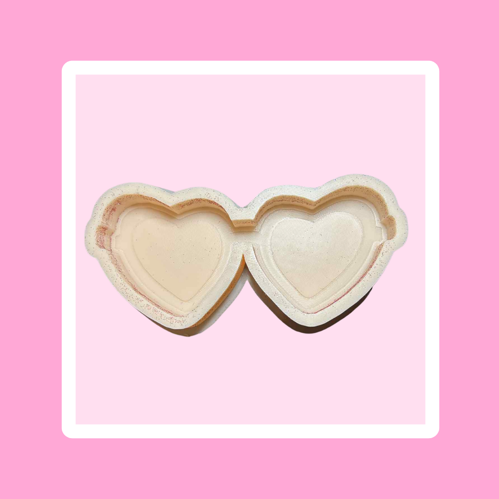Custom Heart Glasses Freshie