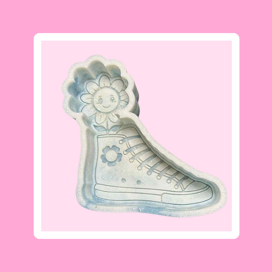 Custom Boot With A Flower Freshie