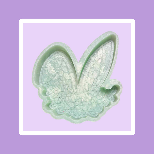 Custom Flower Bunny Ears Freshie