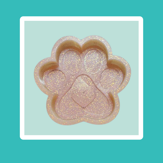 Custom Dog Paw With Heart Freshie
