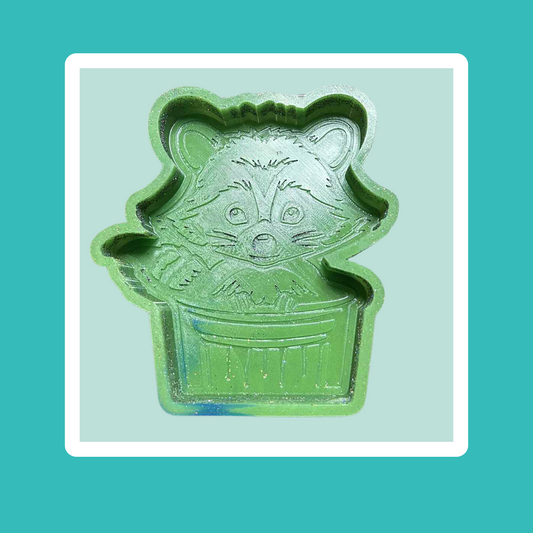 Custom Raccoon in Trash Freshie