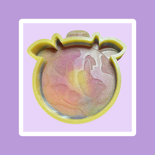 Custom Smiley Cow Freshie