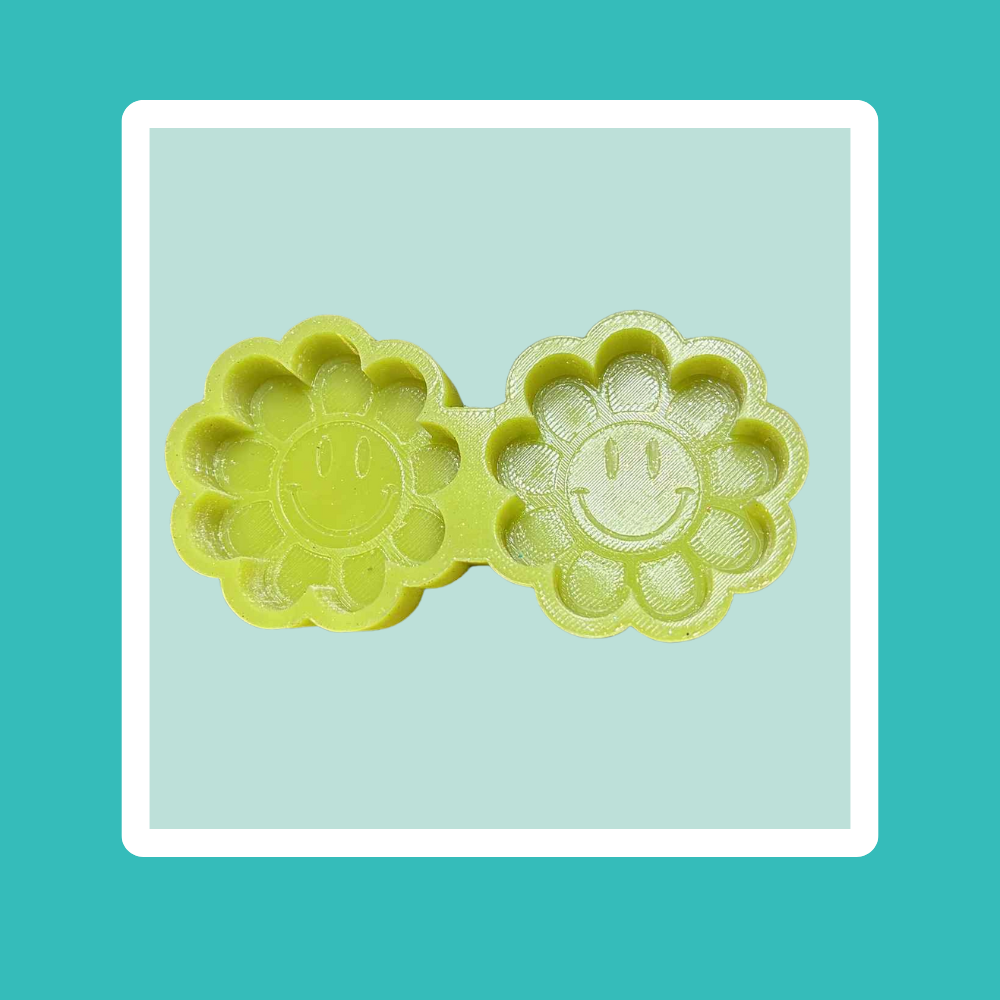 Custom Smiley Flower Vent Clips Freshie