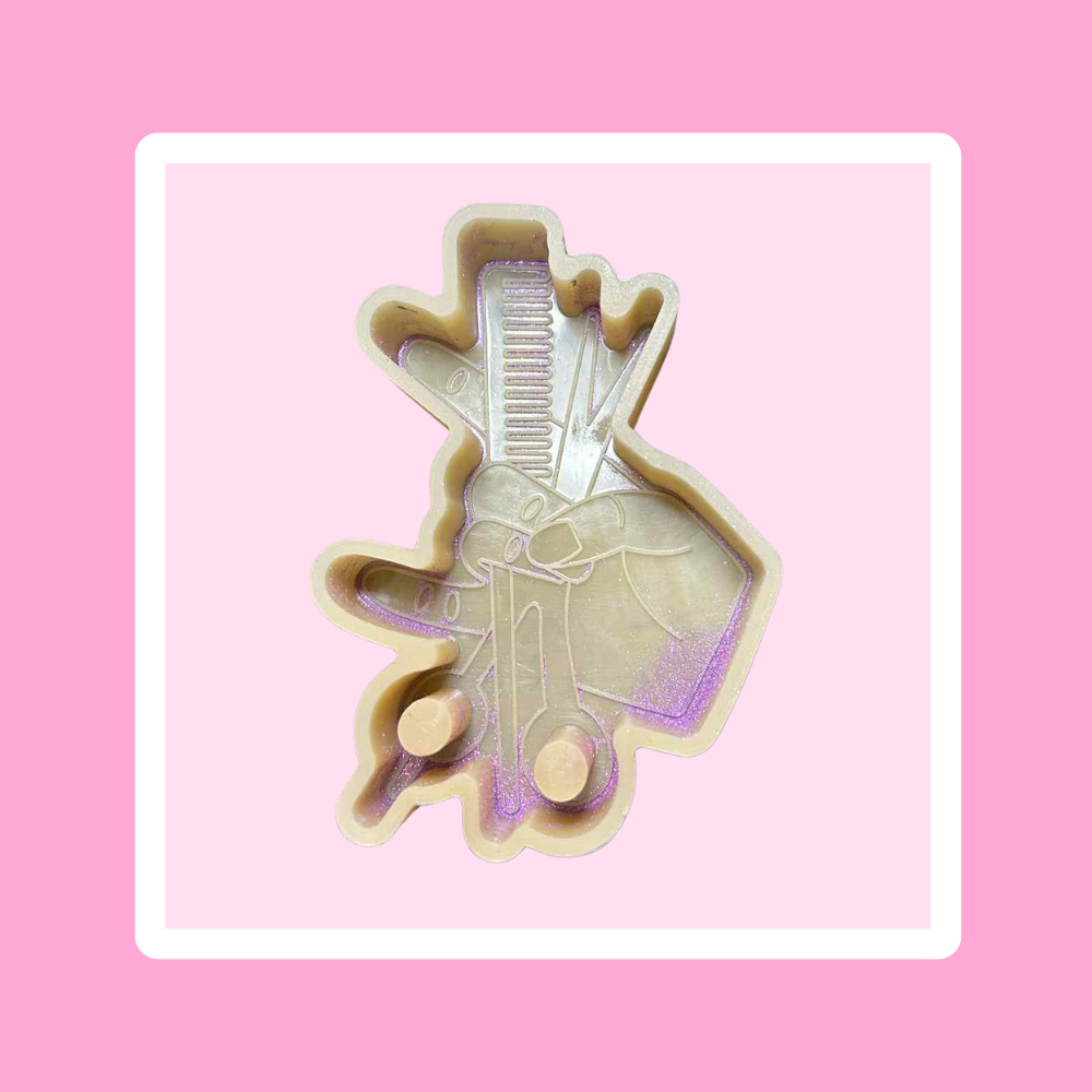 Custom Hairstylist Holding Scissors Freshie
