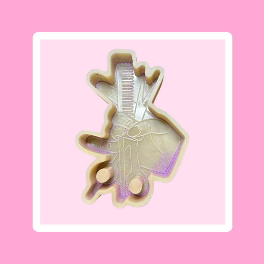 Custom Hairstylist Holding Scissors Freshie