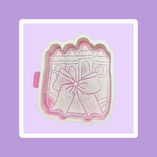 Custom Crayon with Bow Freshie