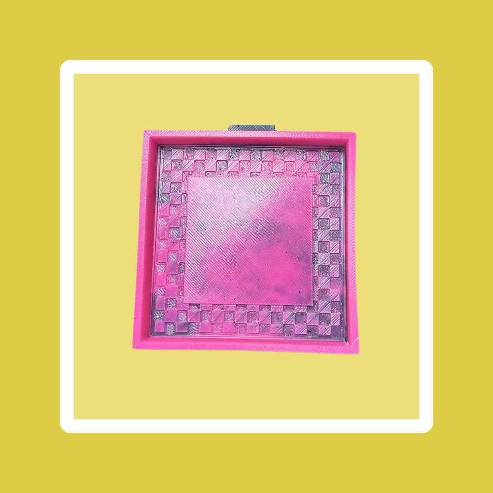 Custom Checkered Frame Freshie