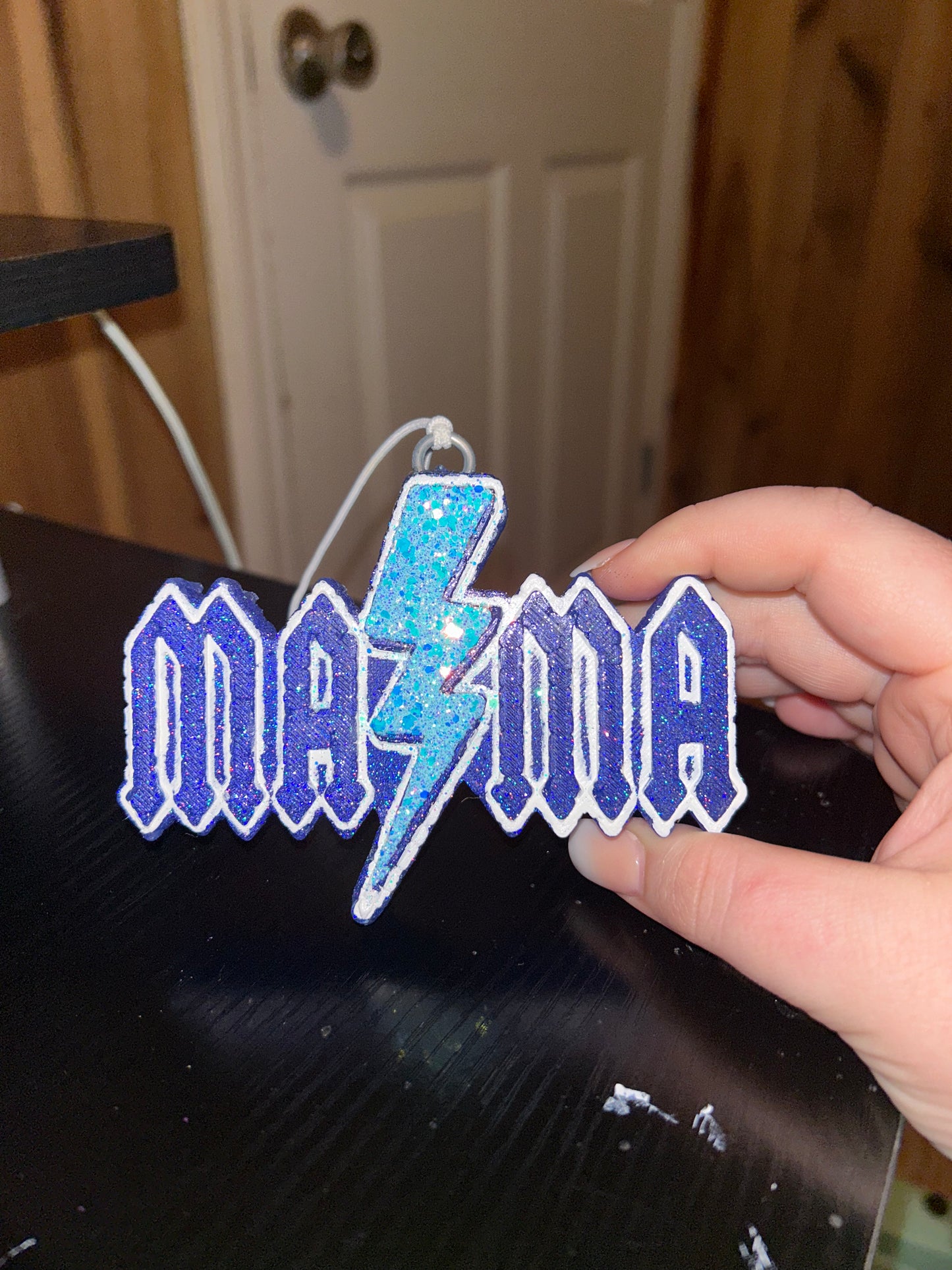 Custom Mama With Lightning Bolt Freshie