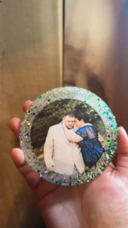 Custom Circle Cardstock Freshie